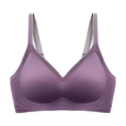 Plus Size Women's Underwear Seamless Sexy No Steel Ring Bra Push-Ups Comfortable Close-Fitting Shockproof