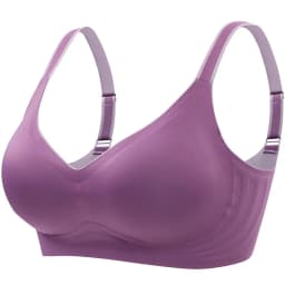 Plus Size Women's Underwear Seamless Sexy No Steel Ring Bra Push-Ups Comfortable Close-Fitting Shockproof