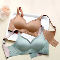 Plus Size Women's Underwear Seamless Sexy No Steel Ring Bra Push-Ups Comfortable Close-Fitting Shockproof