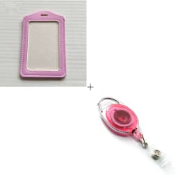Business Credit Card Badge Holder Retractable Pull Badge Reel ABS Plastic Character Scalable Student Nurse Exhibition Card Case
