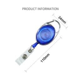 Business Credit Card Badge Holder Retractable Pull Badge Reel ABS Plastic Character Scalable Student Nurse Exhibition Card Case