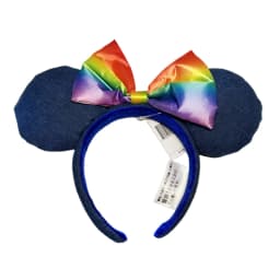 New Disney Mickey Mouse Ears Headband Space mountain Lunar New Year Minnie Bow Pink Sequins Cartoon Anime Headdress Headband Gif