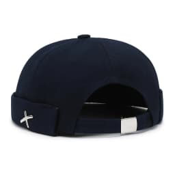 Spring New X Logo Melon Skin Hat Unisex Polyester Fiber Dome Hat Fashionable Street Style Beanie Sailor Landlord Hats