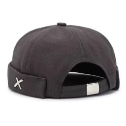 Spring New X Logo Melon Skin Hat Unisex Polyester Fiber Dome Hat Fashionable Street Style Beanie Sailor Landlord Hats