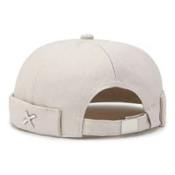 Spring New X Logo Melon Skin Hat Unisex Polyester Fiber Dome Hat Fashionable Street Style Beanie Sailor Landlord Hats