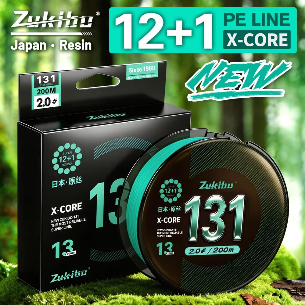 ZUKIBO New 131 Braid Fishing Line,Thin Diameter Superline,Tighter Braid,Smooth,Soft,Abrasion Resistant Saltwater Braided Line