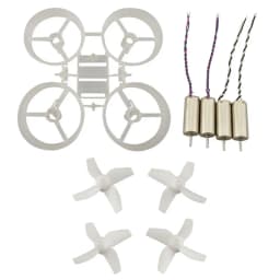 JJRC H36 Eachine E010 Furibee F36 DIY Mini RC Drone 65mm Wheelbase Frame Kit W/ Propeller 4Pcs 615 Motors Red Black White