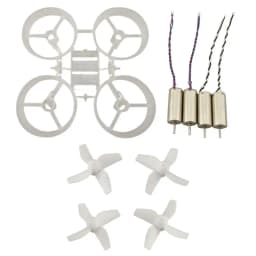 JJRC H36 Eachine E010 Furibee F36 DIY Mini RC Drone 65mm Wheelbase Frame Kit W/ Propeller 4Pcs 615 Motors Red Black White