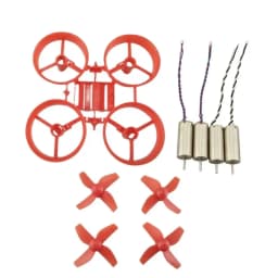 JJRC H36 Eachine E010 Furibee F36 DIY Mini RC Drone 65mm Wheelbase Frame Kit W/ Propeller 4Pcs 615 Motors Red Black White