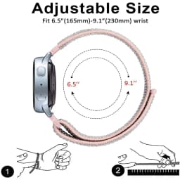 Nylon Loop Band For Amazfit GTS 4/3/2/2e Mini/GTR 4/3/2e/Balance/stratos 20mm/22mm Watch Bracelet for bip 5-3 pro-U-S-lite strap