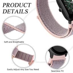 Nylon Loop Band For Amazfit GTS 4/3/2/2e Mini/GTR 4/3/2e/Balance/stratos 20mm/22mm Watch Bracelet for bip 5-3 pro-U-S-lite strap