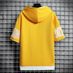 Summer Thin Men's Sports Suit 2-piece Set Casual Hooded Quick Dry Running Exercise Clothes Short Sleeve Shorts
