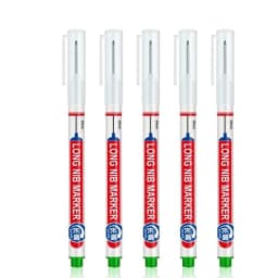 5-8Pcs/Set 20mm Deep Hole Long Nib Head Markers for Woodworking Decoration Waterproof Multi-Purpose Metal Perforating Paint Pen