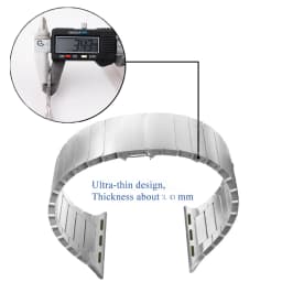 Luxury Stainless Steel Strap For Apple Watch Series 9 8 7 45mm 41mm 44 40 mm Link Bracelet Iwatch Ultra 2 49mm IWatch Metal Band