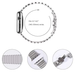 Luxury Stainless Steel Strap For Apple Watch Series 9 8 7 45mm 41mm 44 40 mm Link Bracelet Iwatch Ultra 2 49mm IWatch Metal Band