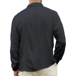 Men Beach Shirts Cotton Linen Shirts Men's Causal Loose Solid Color Long Sleeves Men's Autumn Hawaiian Streetwear