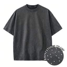Men's Women Washed Vintage T-Shirts Street Hip Hop Retro Punk T Shirt Harajuku Casual Cotton Short Sleeve Couple TShirts Tees