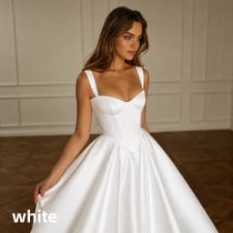 Off Shoulder Sweetheart Satin A-Line Wedding Dress Corset Bodice Chapel Train Elegant Simple Bridal Gown For Women Wedding Party