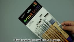Nylon Brush Set, Art Supplies, Beginner Art Wall Painting, Watercolor, Oil Painting, Acrylic Paint Board Brush Tools