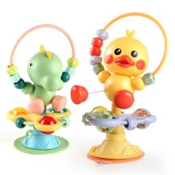Cartoon Baby soothing ringing toy with fun sound effects nursery rhyme baby dining table suction cup puzzle early education toy
