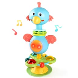 Cartoon Baby soothing ringing toy with fun sound effects nursery rhyme baby dining table suction cup puzzle early education toy