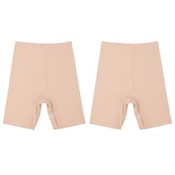 Flarixa Seamless High Waist Women Long Leg Girdle Panty Comfortable Seamless Long Panties Tummy Tight Seamless Shorts Panties