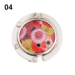 Fashion Crystal Folding Portable Desk Hooks Table Hanger Purse Holder Table Bag Hook