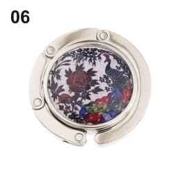 Fashion Crystal Folding Portable Desk Hooks Table Hanger Purse Holder Table Bag Hook