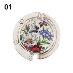 Fashion Crystal Folding Portable Desk Hooks Table Hanger Purse Holder Table Bag Hook