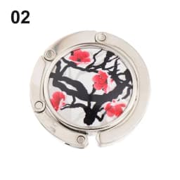 Fashion Crystal Folding Portable Desk Hooks Table Hanger Purse Holder Table Bag Hook