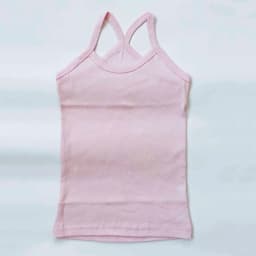 Hot Summer Cotton Girls Vest Sleeveless Solid Color T-shirts Tees Kids Children Tops Baby Girl Casual Clothes Tshirt 2-12 Years