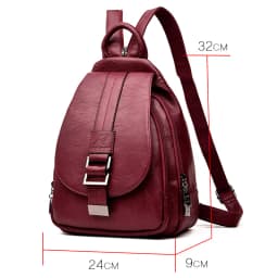 2026 New Hot Women Leather Backpacks Female Vintage Backpack for Teenage Girls School Chest Bag Travel Bagpack Ladies Back Pack