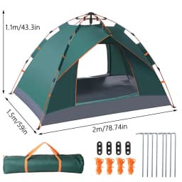 Automatic Quick-opening Tent Folding Outdoor Camping Beach Ultralight Tent Rainproof UPF50+ Anti UV Shelter 2 Person Tents