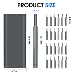 Precision Screwdriver Set Small Screw Driver with Torx Cross Head and Flat Head Magnetic Repair Tool for Electronics Watch DIY