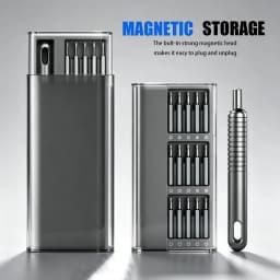 Precision Screwdriver Set Small Screw Driver with Torx Cross Head and Flat Head Magnetic Repair Tool for Electronics Watch DIY