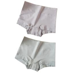 2Pcs/Set High Waist Underwear Women Cotton Panties Breathable Body Slimming Lady Briefs Seamless Soft Underpants Female Lingerie