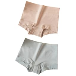 2Pcs/Set High Waist Underwear Women Cotton Panties Breathable Body Slimming Lady Briefs Seamless Soft Underpants Female Lingerie