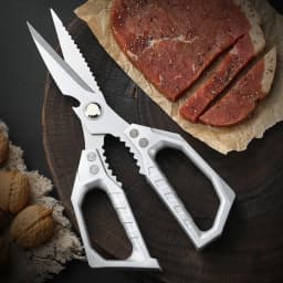 Stainless Steel Kitchen Shears for Meat Fish and Poultry Commercial Kitchen Equipment Lightweight yet Durable Construction
