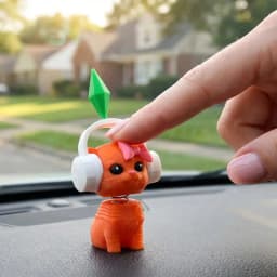 Cute Sims Cat Dancing Cat Car Ornament The Sims Kitten Mini Earphone Cat Model Dashboard Decor For Car Interior & Desk Gift