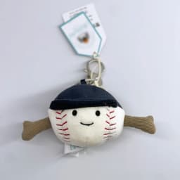 JC Golf ball plush keychain, grape keychain, jellyfish plush toy, hippopotamus, and plush elephant JC bag keychain