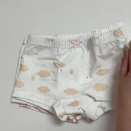 4Pcs Children's Panties Girls Pure Cotton Boxer Kids Cartoon Soft Pretty Washable Child Briefs Underwear 3-10 Year Old