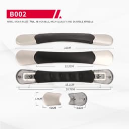 Travel Suitcase Luggage Handle Replacement Suitcase Travel Carry Handle with Spare Bag Parts