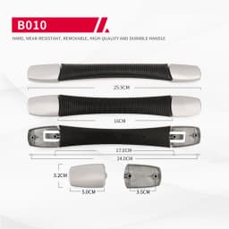 Travel Suitcase Luggage Handle Replacement Suitcase Travel Carry Handle with Spare Bag Parts