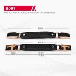 Travel Suitcase Luggage Handle Replacement Suitcase Travel Carry Handle with Spare Bag Parts