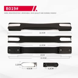 Travel Suitcase Luggage Handle Replacement Suitcase Travel Carry Handle with Spare Bag Parts
