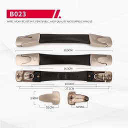 Travel Suitcase Luggage Handle Replacement Suitcase Travel Carry Handle with Spare Bag Parts