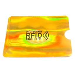 10PCS Laser Aluminum Foil RFID Bank Card Case Anti-degaussing Card Holder Protection Shielding Bag NFC Anti-Theft Card Holder
