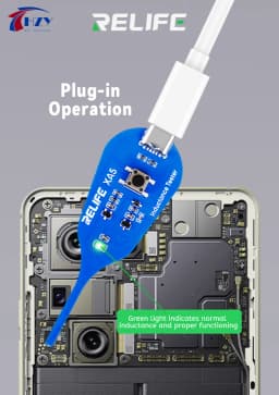 RELIFE XA5 Inductance Tester Electromagnetic Non-Contact Fault Detection for Phones PCB Motherboard Repair Diagnostics Tool