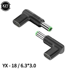 20V100W Laptop Power Adapter Connector DC Plug USB Type C Female to DC Male Jack Converter for Hp Dell Asus Acer Lenovo Notebook