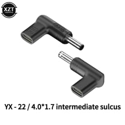 20V100W Laptop Power Adapter Connector DC Plug USB Type C Female to DC Male Jack Converter for Hp Dell Asus Acer Lenovo Notebook